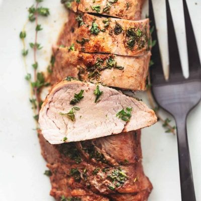 Roasted Pork Tenderloin With Garlic