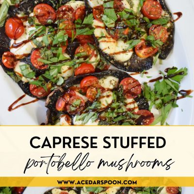 Roasted Portabello Caprese