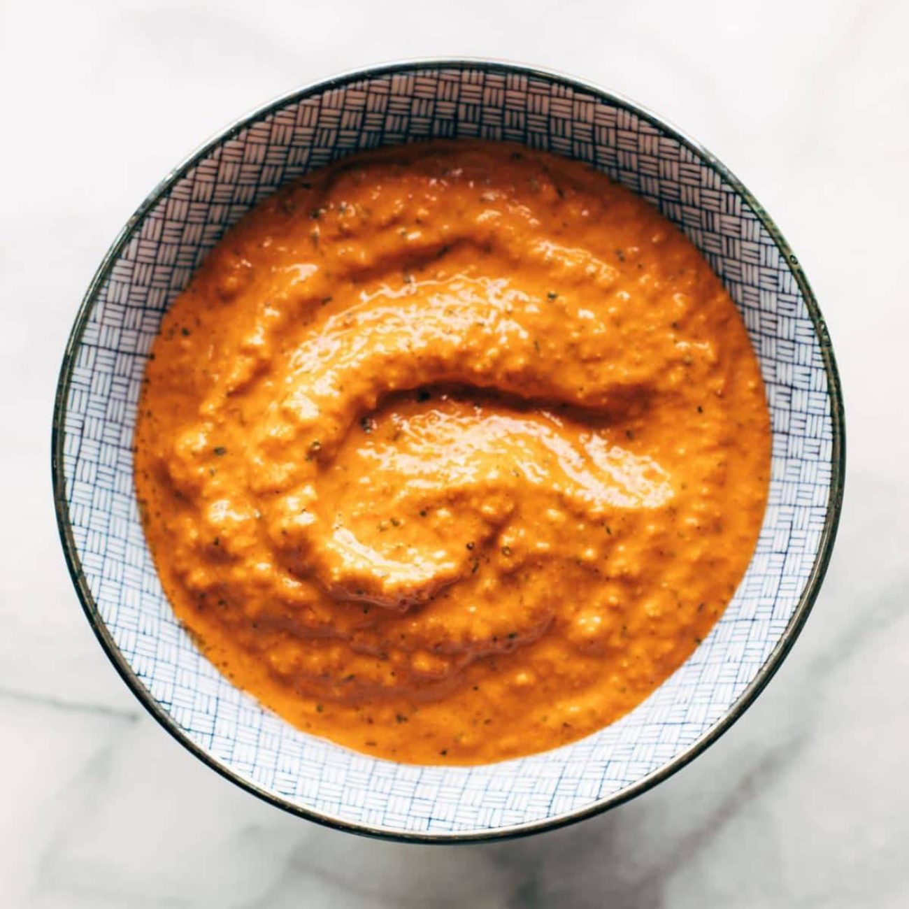 Roasted Red Pepper, Almond, And Garlic Dip