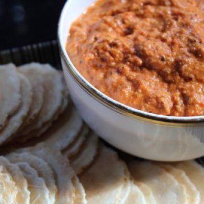 Roasted Red Pepper &Amp; Almond Dip