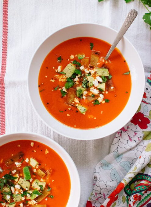 Roasted Red Pepper and Feta with Exotic Spices