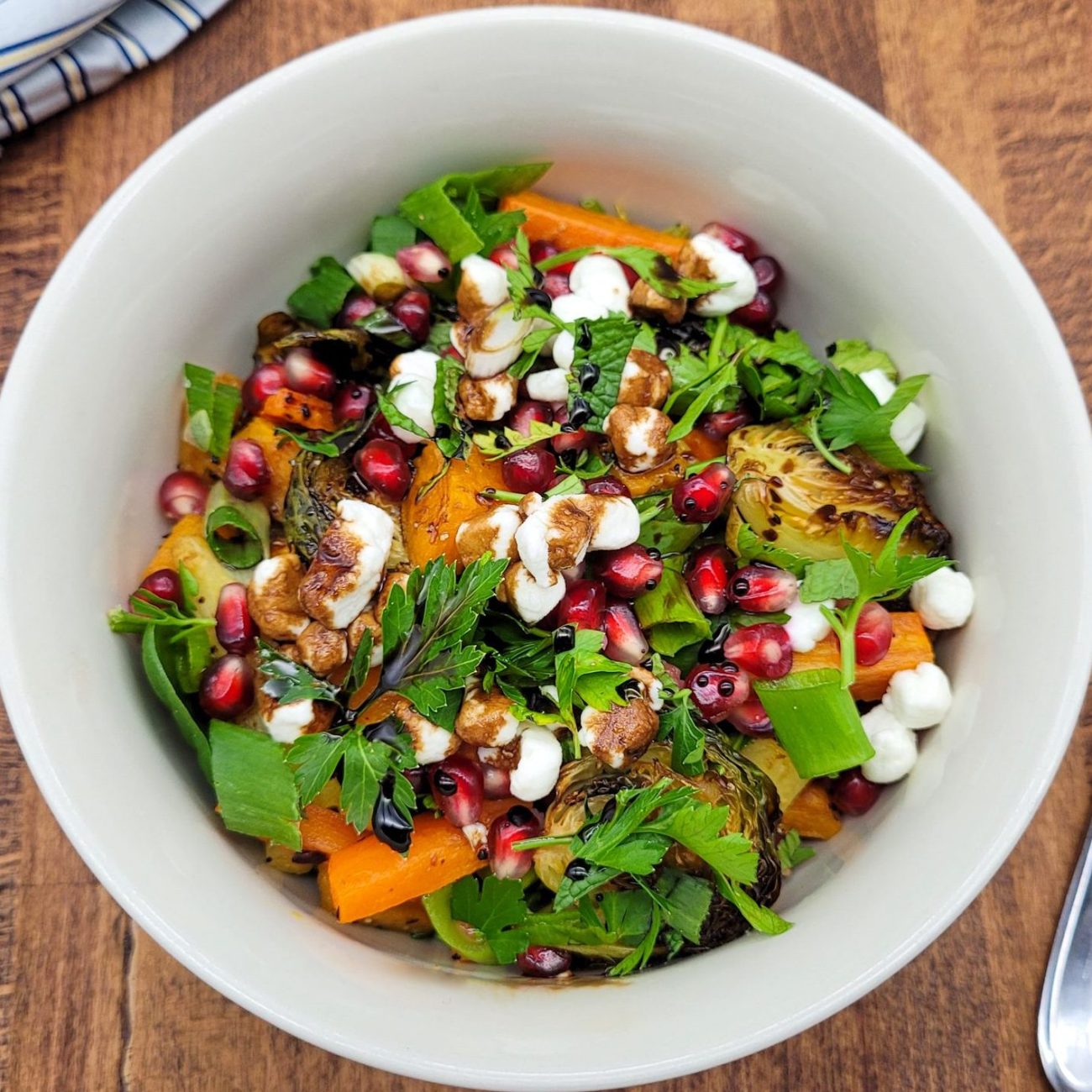 Roasted Vegetable Salad With Tabil