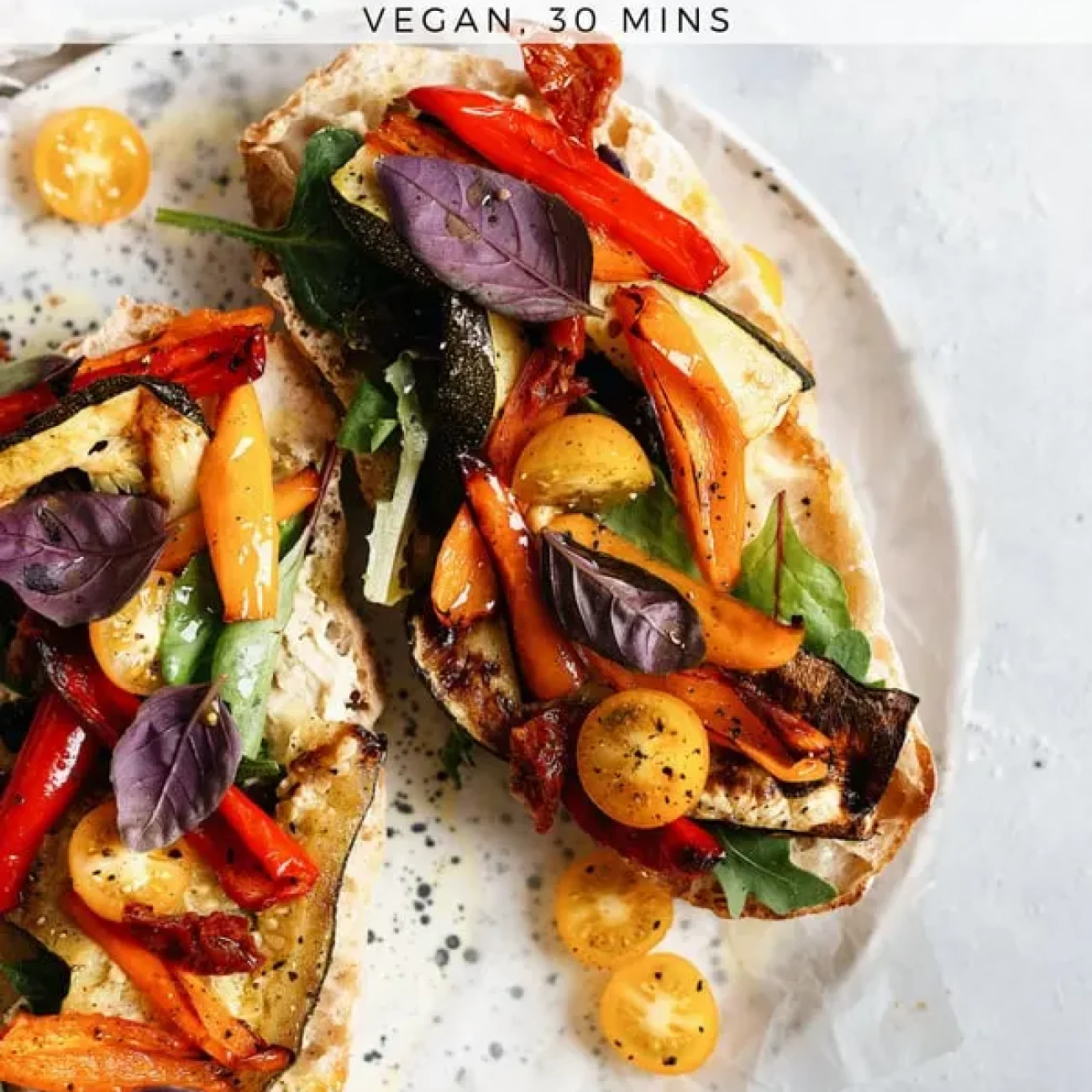 Roasted Vegetable Sandwiches With