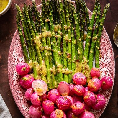 Roasted Zucchini And Radishes