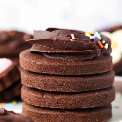 Rolled Chocolate Sugar Cookies