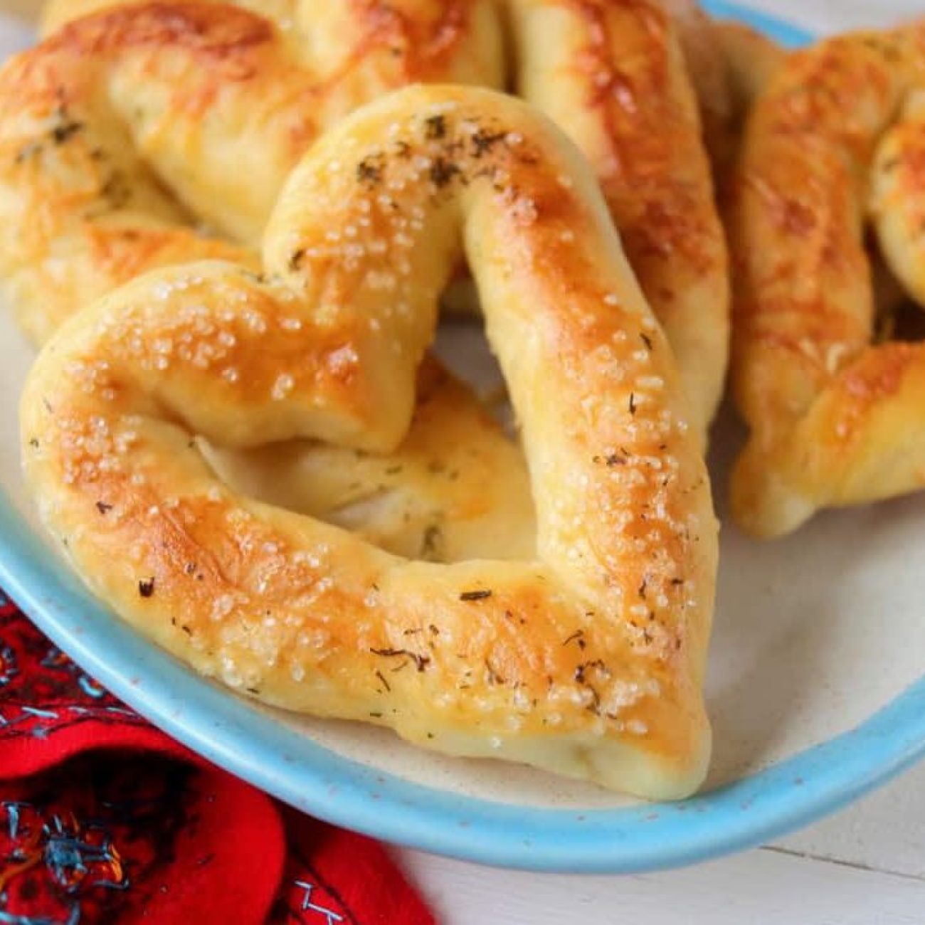 Romantic Heart-Shaped Breadsticks for Valentine’s Day