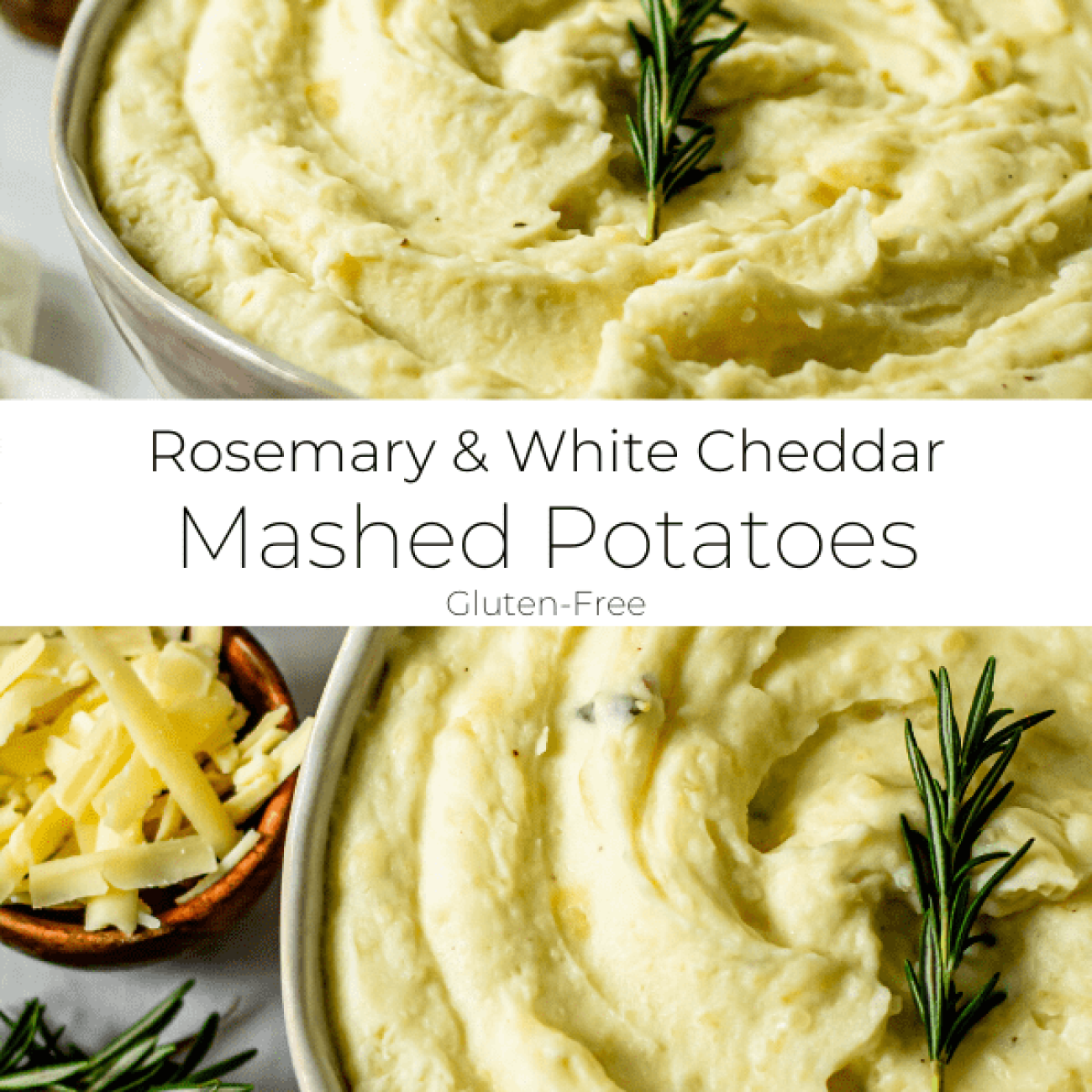 Rosemary Mashed Potatoes And Yams With