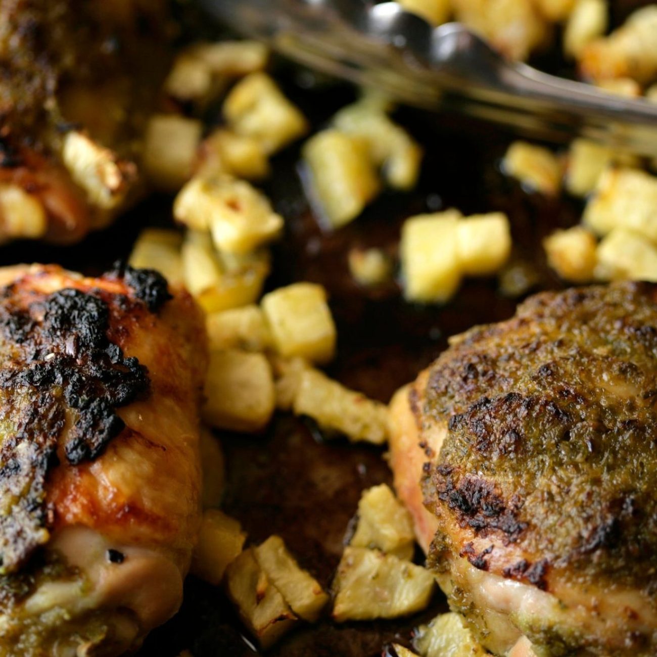 Rum Marinated Chicken Breasts With Pineapple