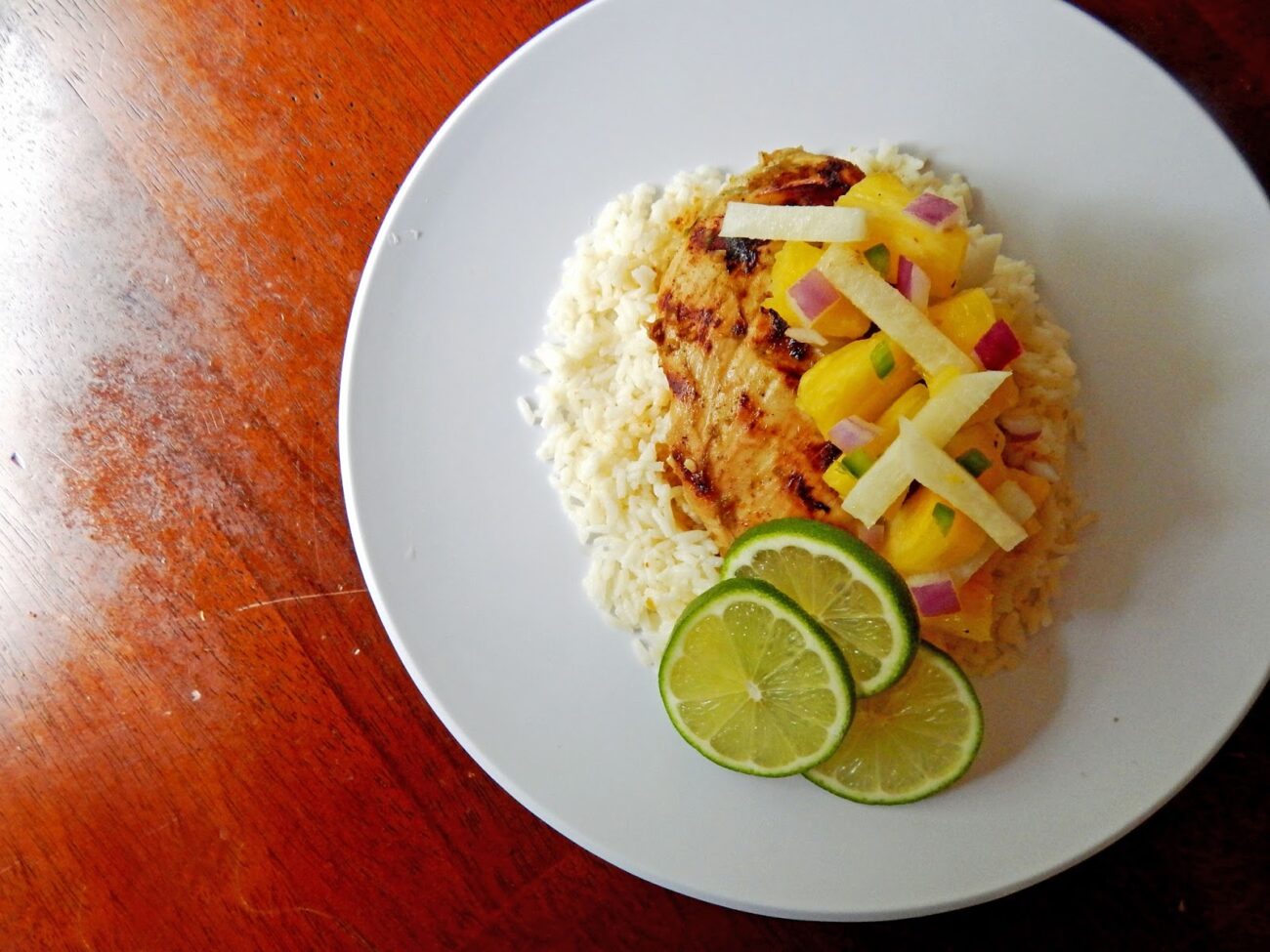 Rum Marinated Chicken With Tropical Salsa