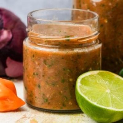 Rustic Roasted Tomato Salsa Salsa De