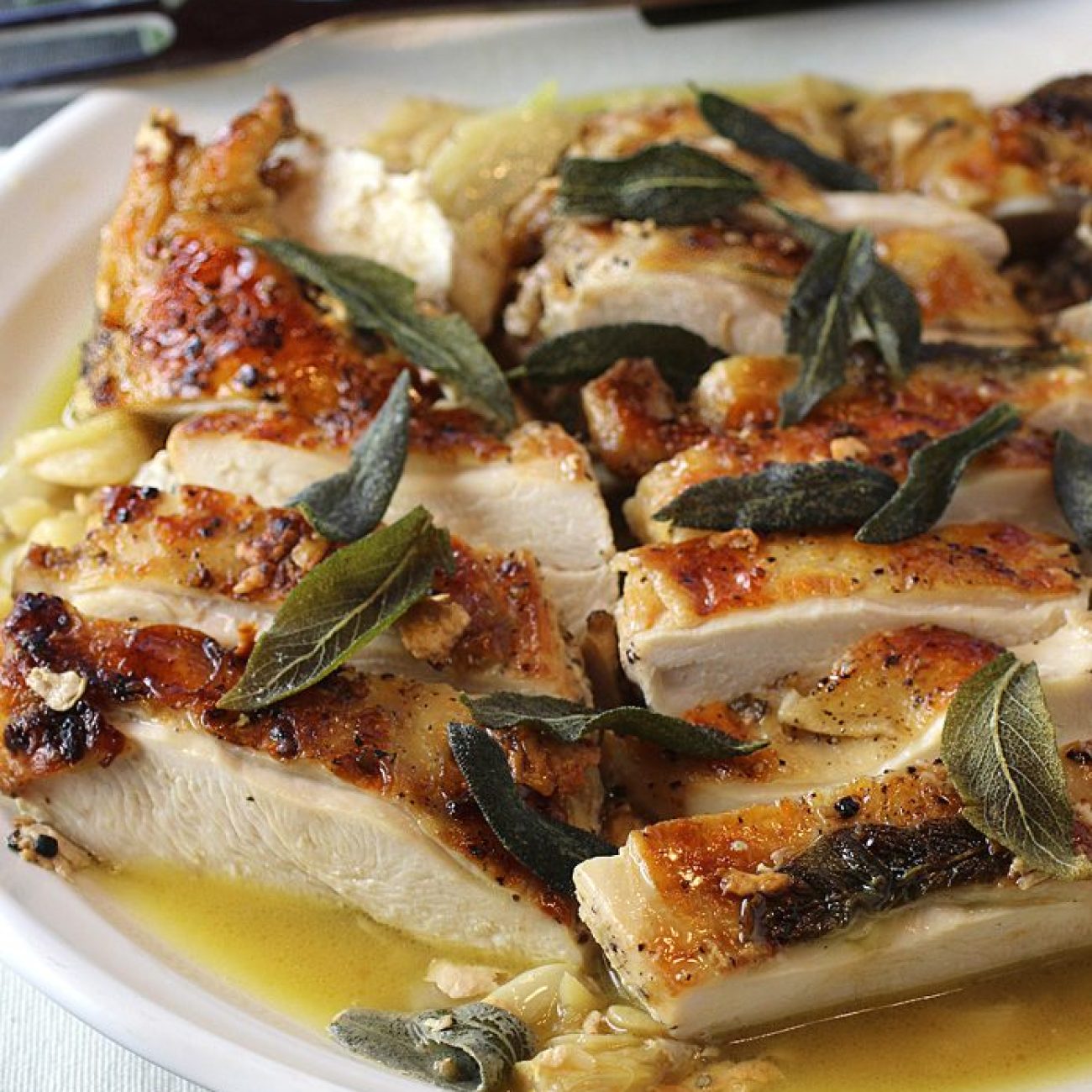 Sage-Infused Lemon Tomato Chicken Breasts Recipe