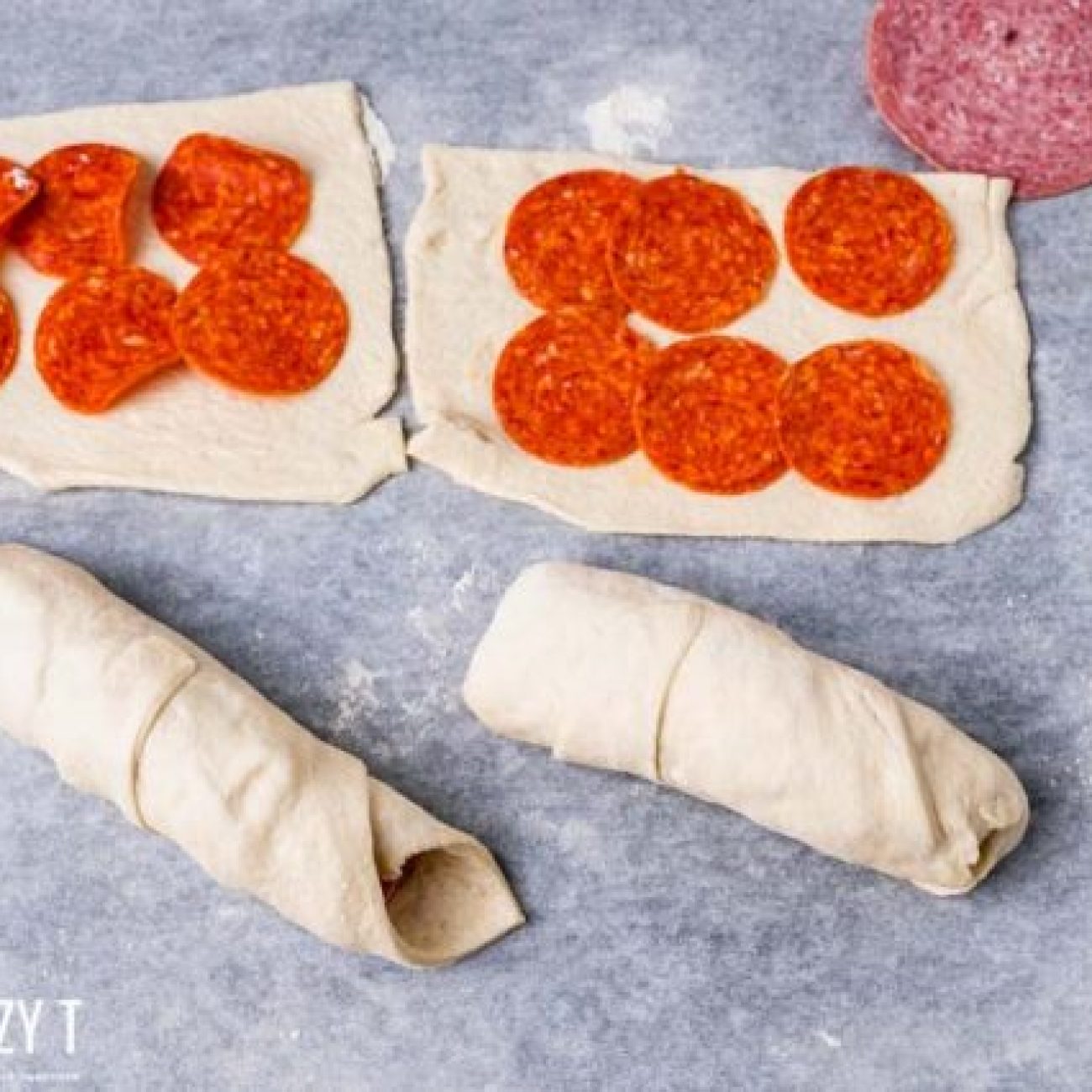 Salami Bread Or Stromboli