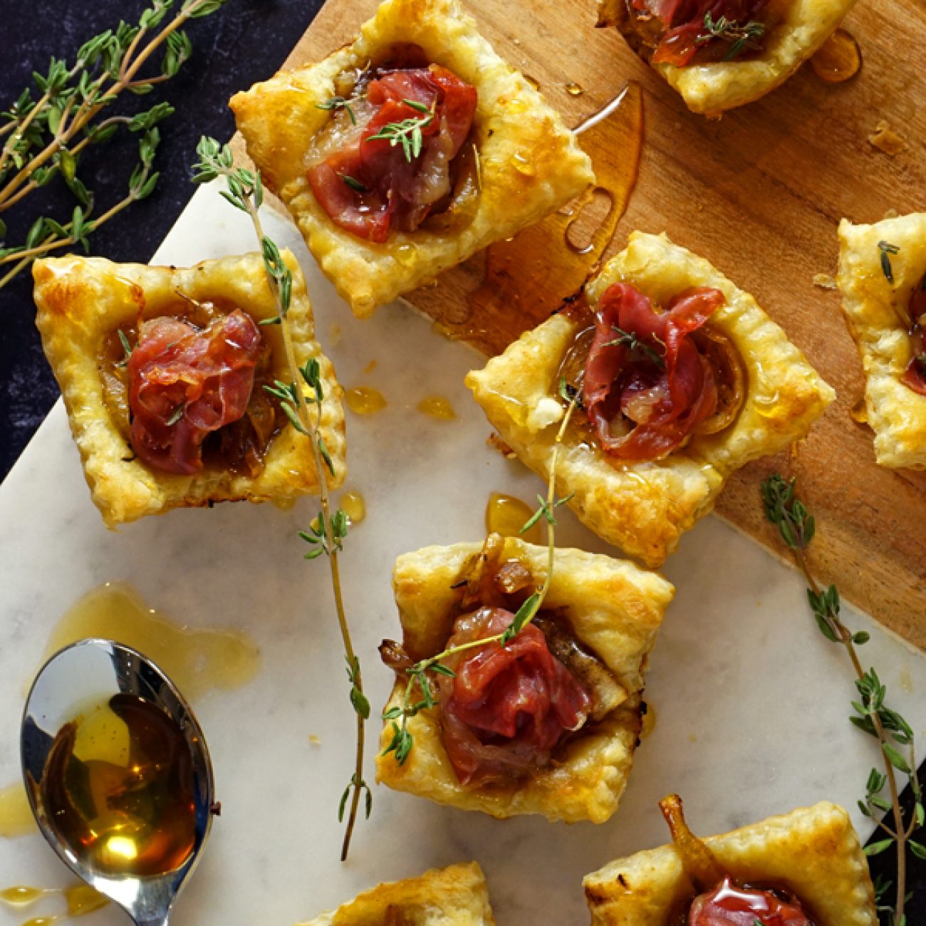 Salami Tartlet Canape Bites