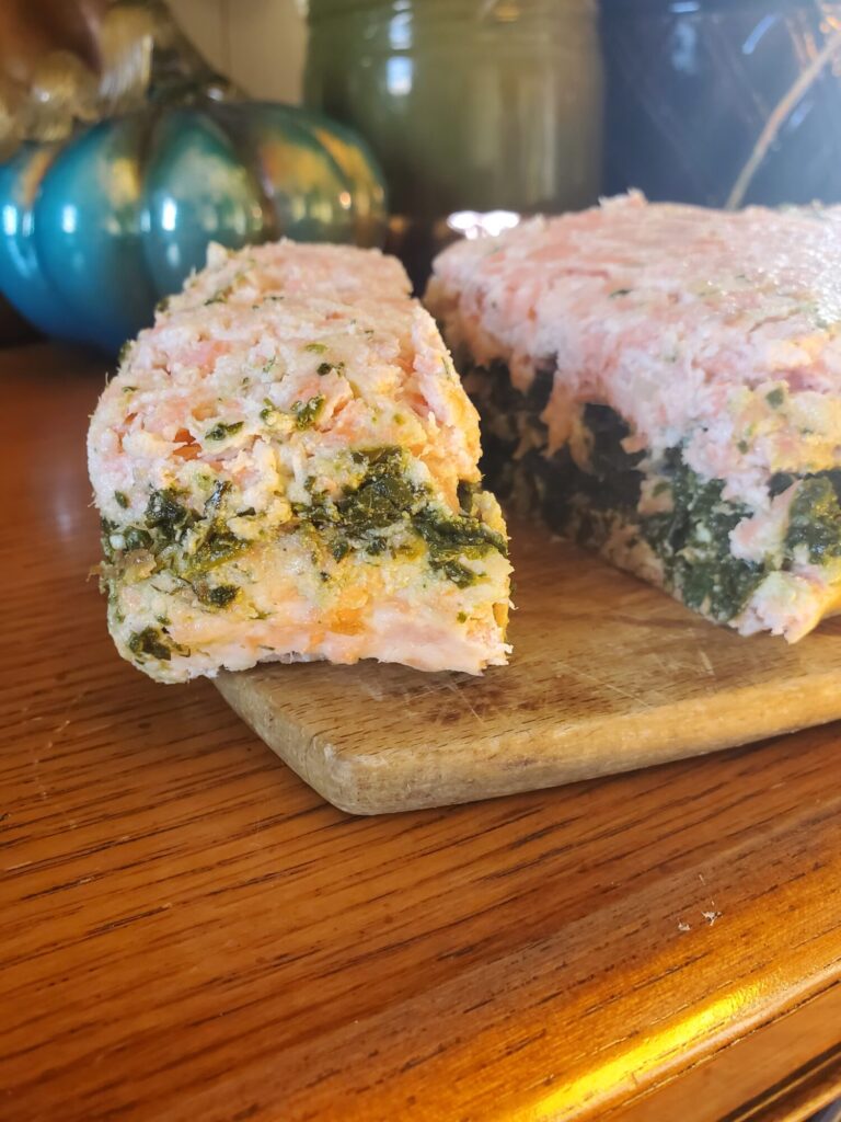 Salmon Gefilte Layered Loaf