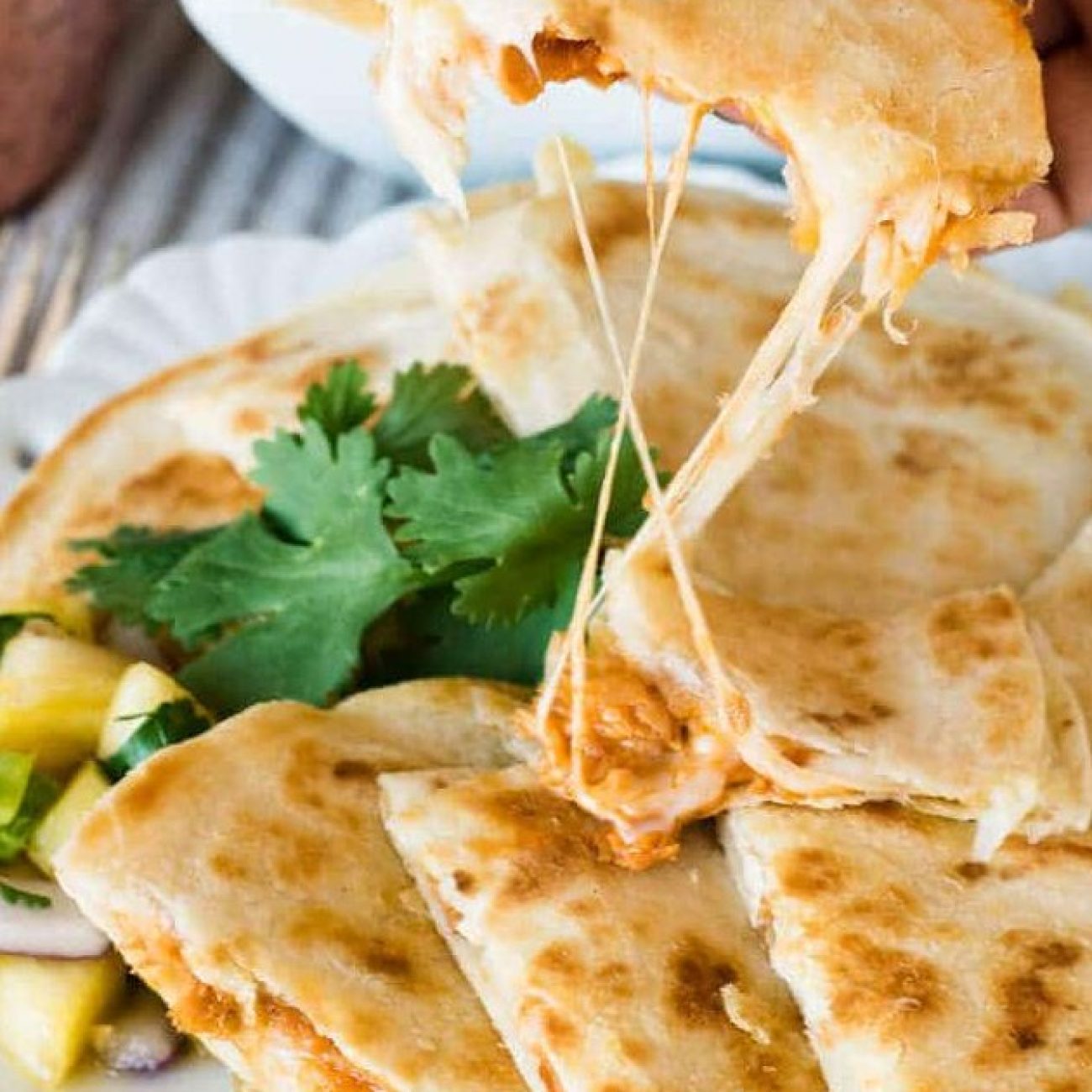 Salmon Quesadillas