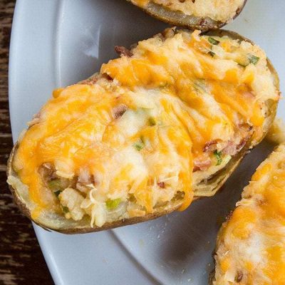 Salmon Stuffed Red Potatoes