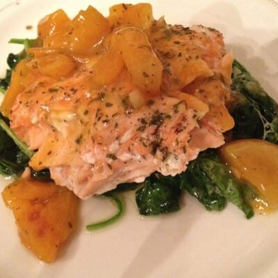 Salmon With Ginger Glaze