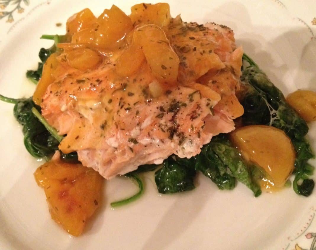 Salmon With Ginger Glaze