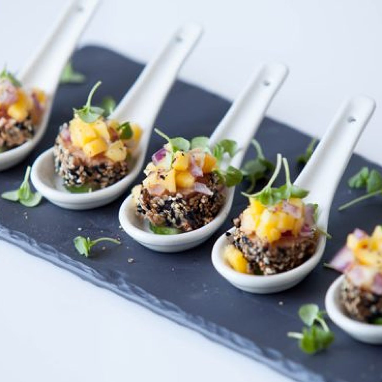 Salsa And Coriander Canape