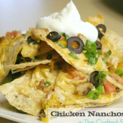 Salsa Verde Nachos Supreme