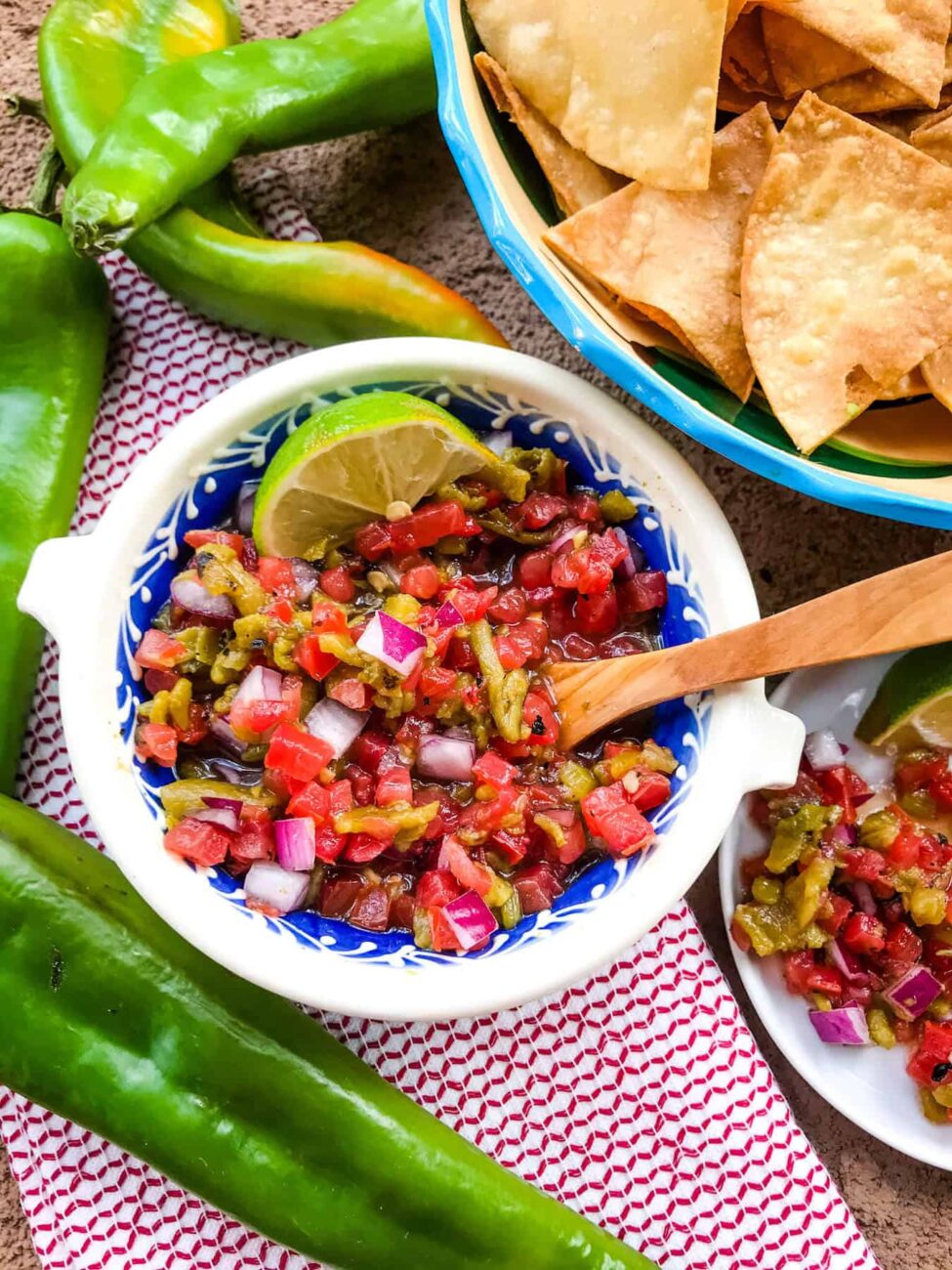 Salsa With Green Chilies