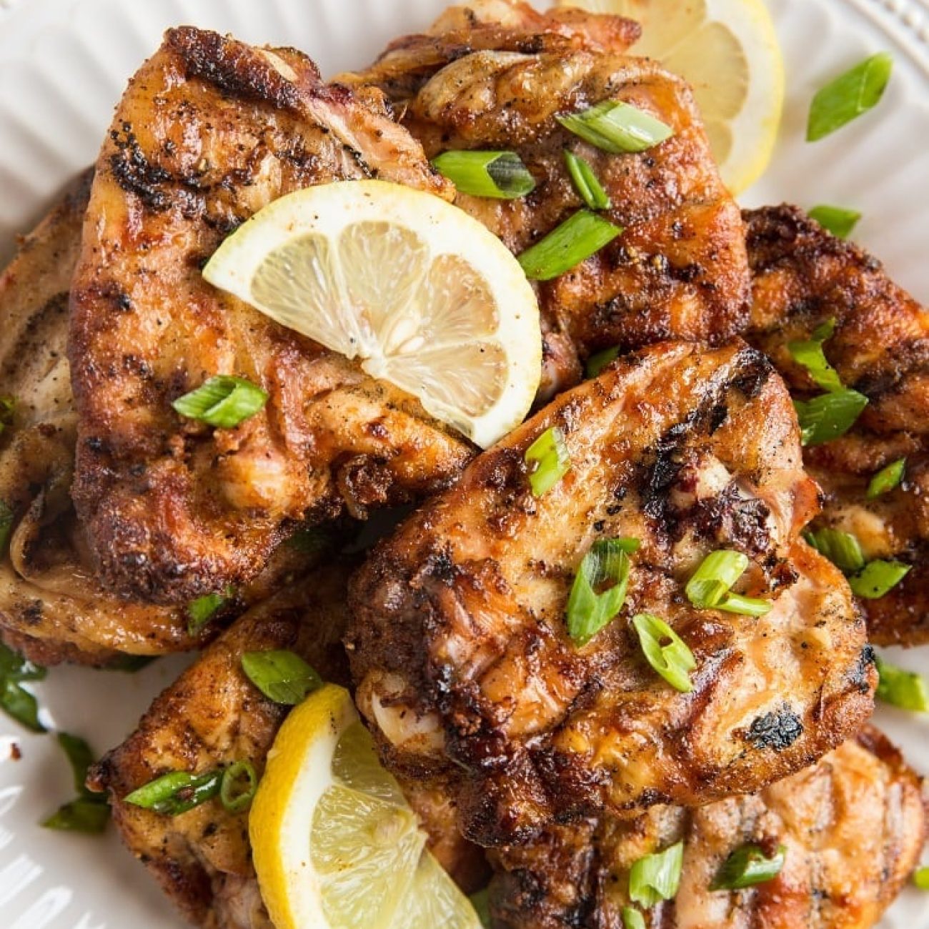 Salt Grilled Chicken Thighs