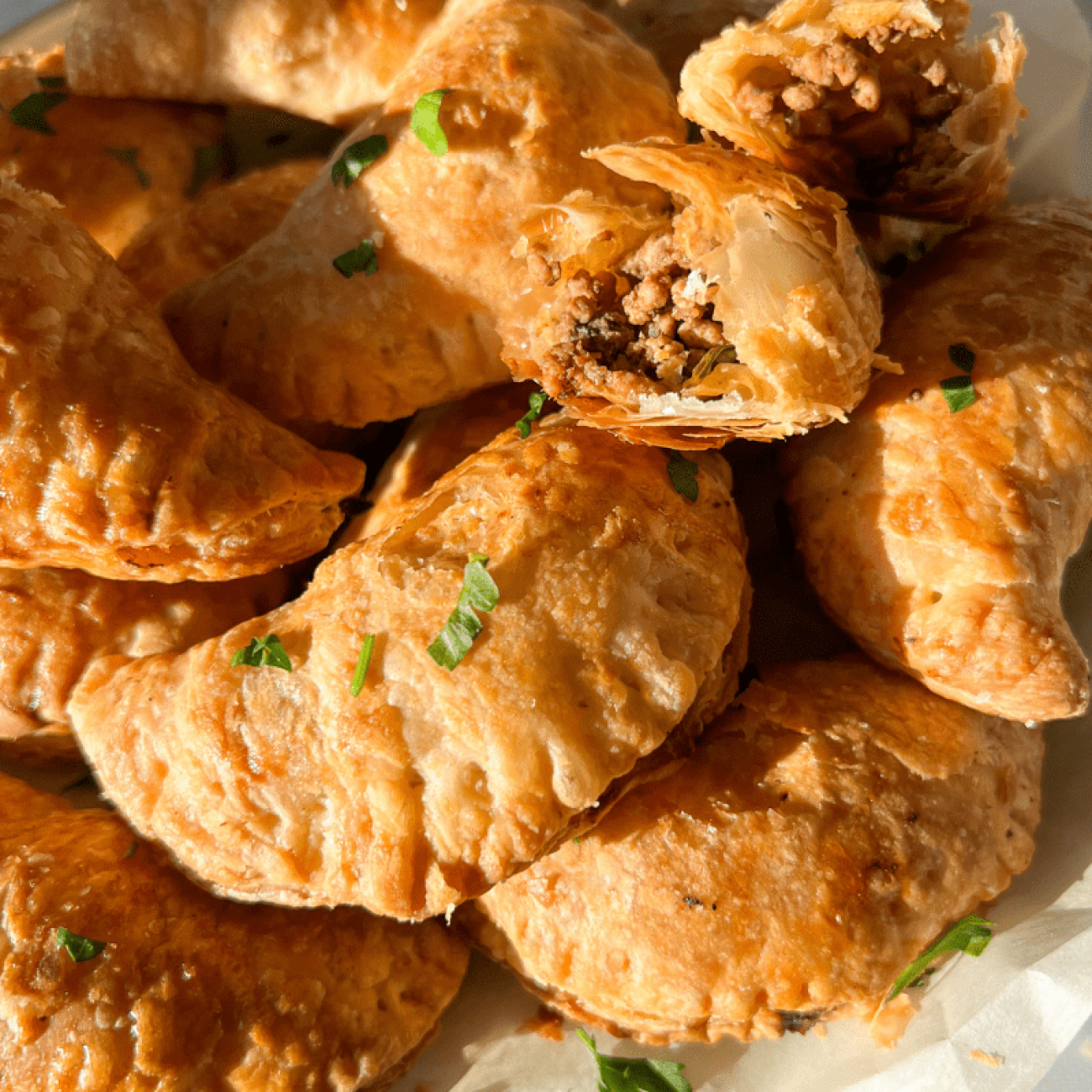 Sambousak Bi Lahm Egyptian Meat Pies