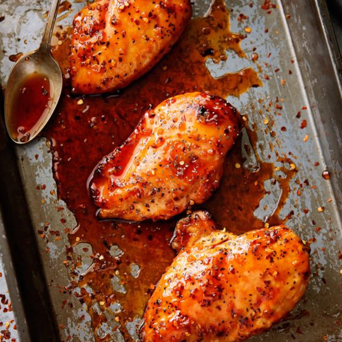 Sauced Chicken Breasts With Apples And