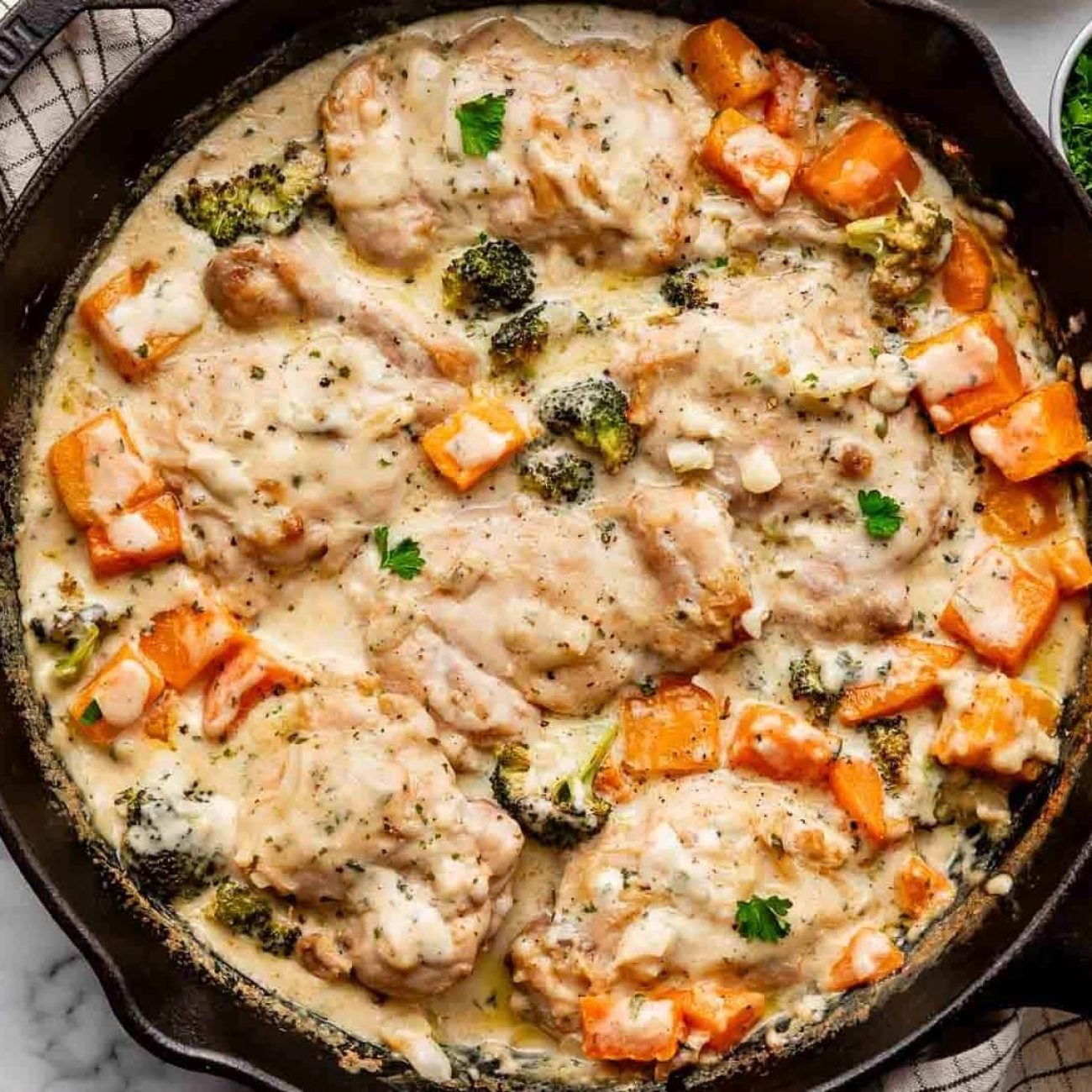 Saucy Chicken Skillet