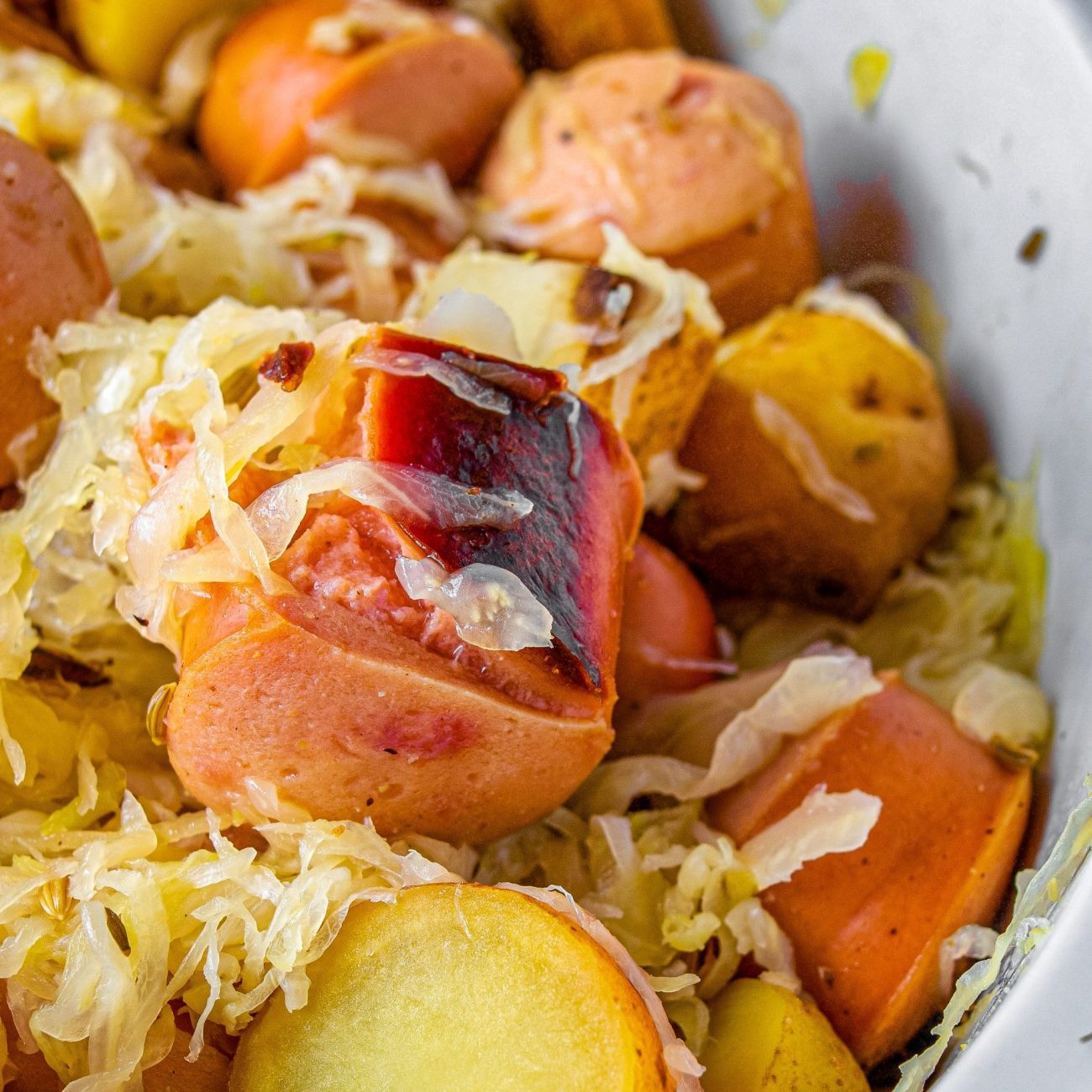 Sauerkraut With Polish Sausage