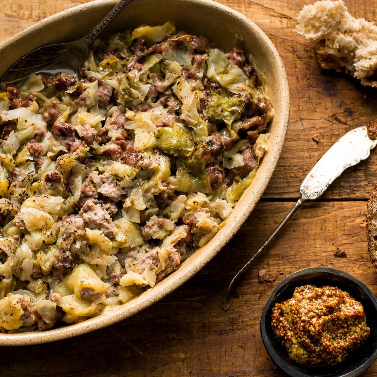 Sausage And Cabbage Casserole