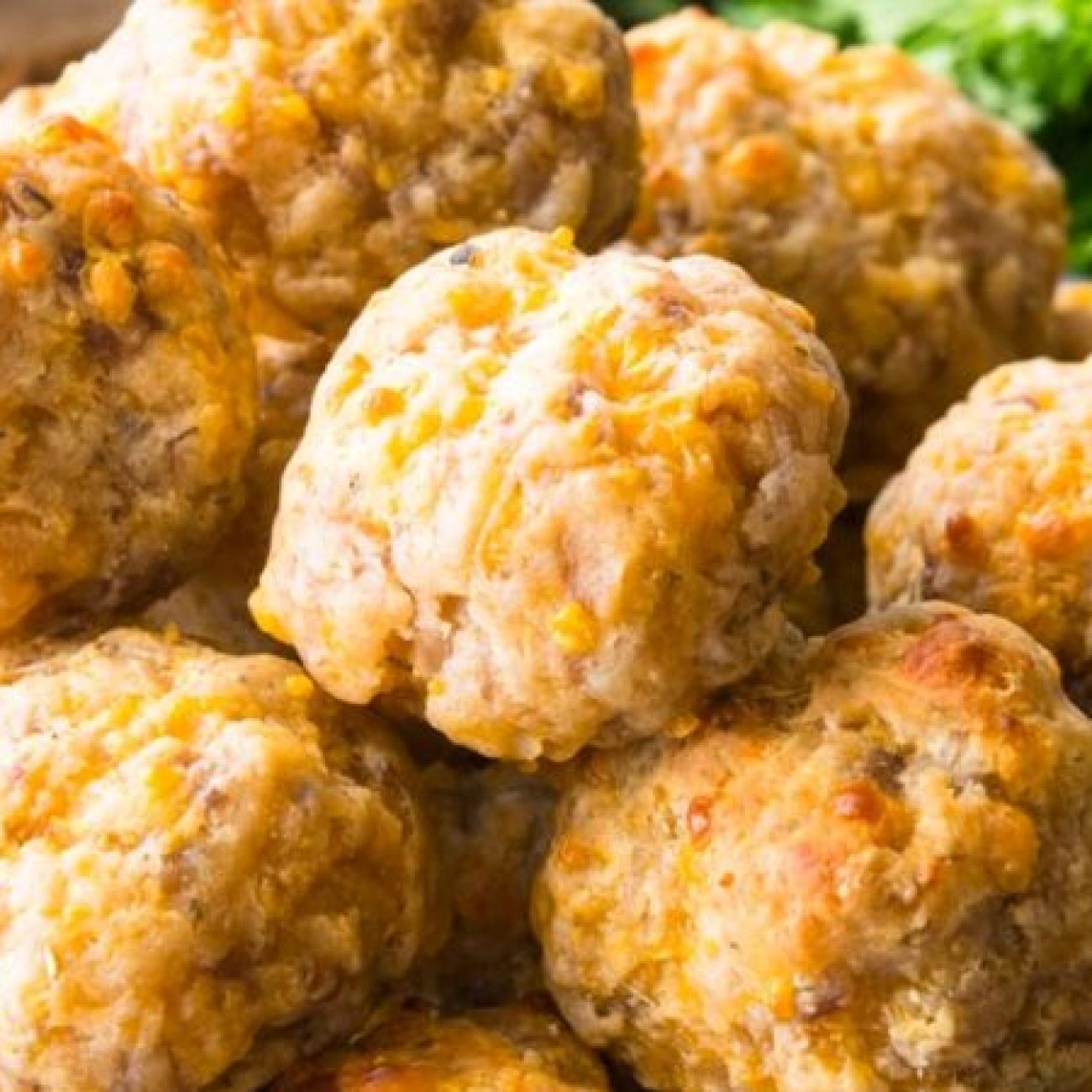 Sausage & Cheese Appetizer Balls