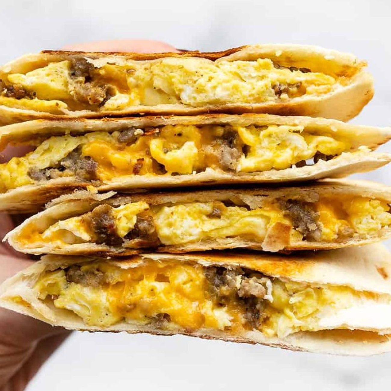 Sausage Egg And Cheese Breakfast