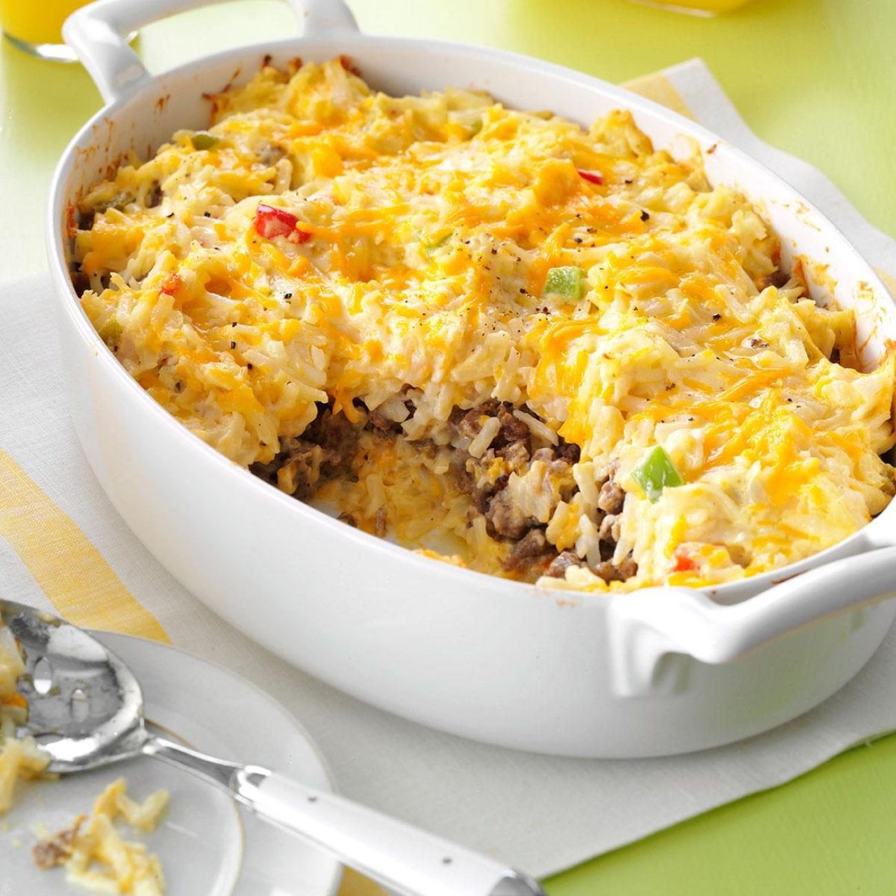 Sausage-Hash Brown Breakfast Casserole