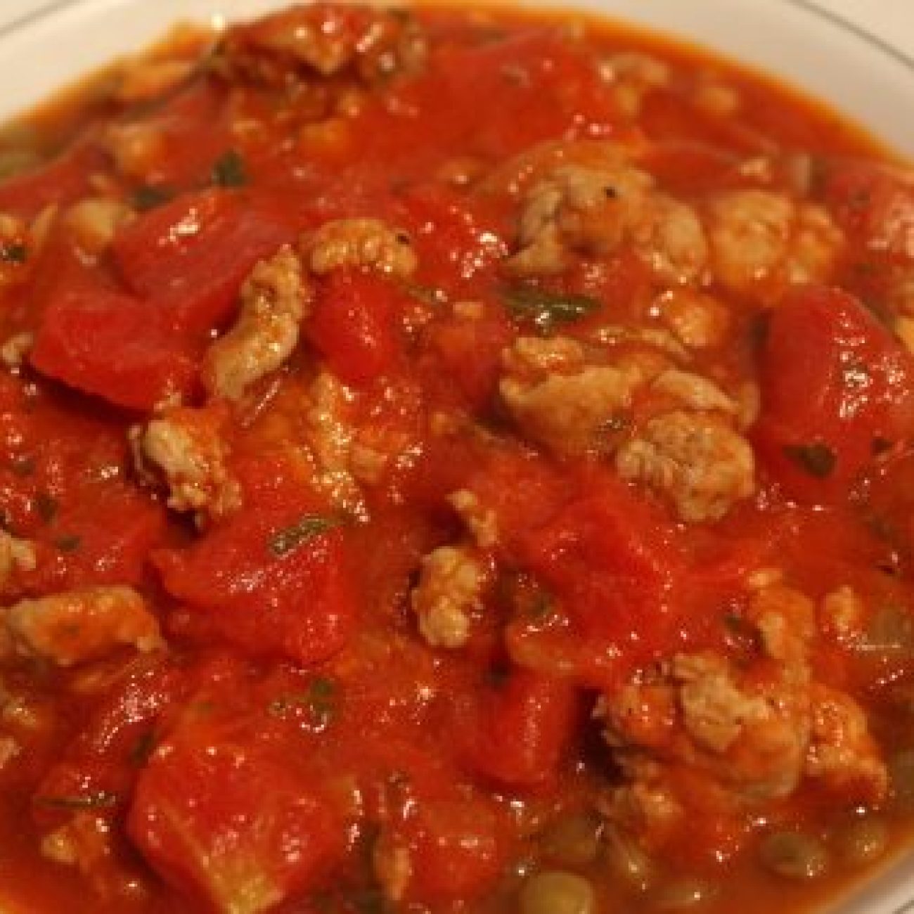 Sausage & Tomato Casserole