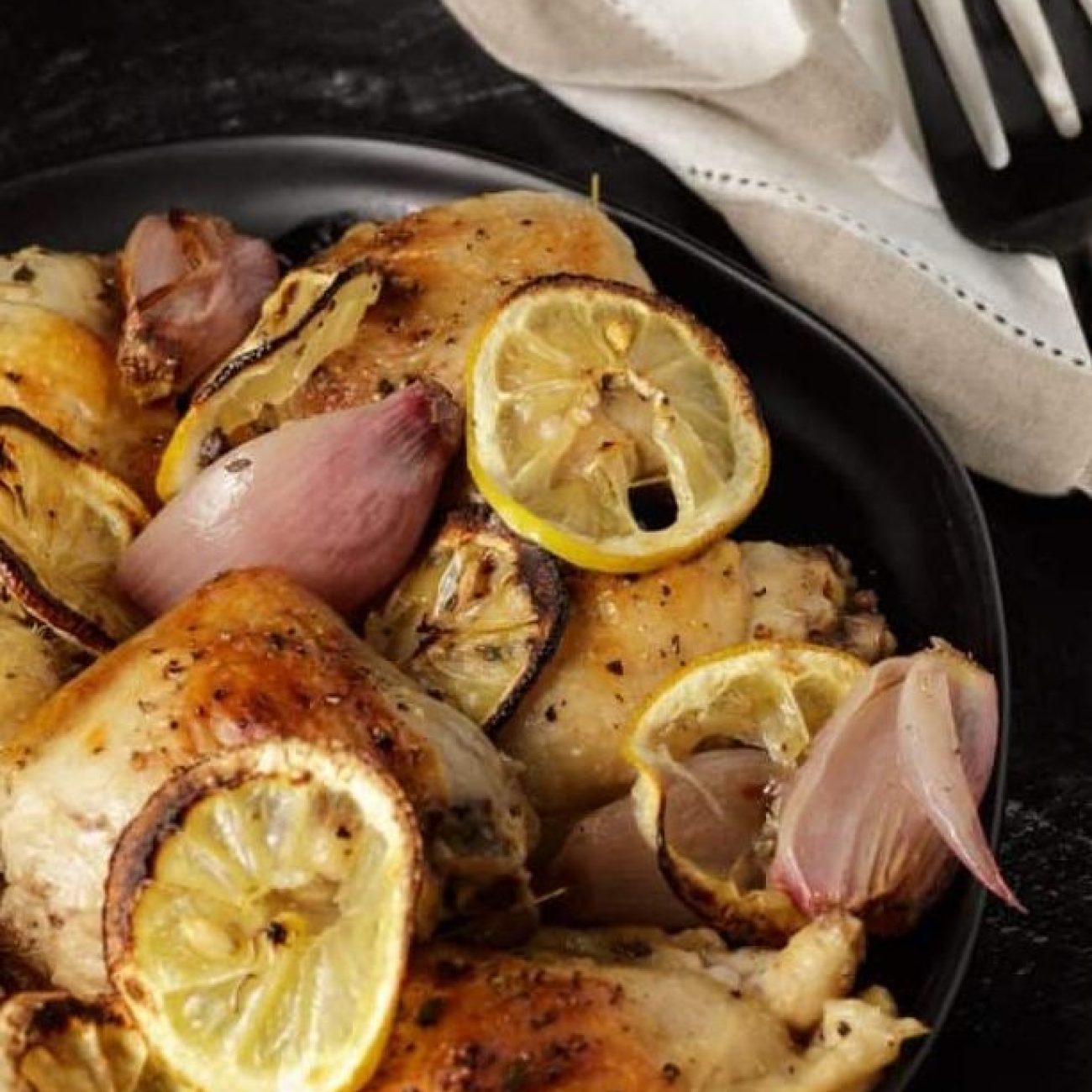 Sauted Chicken Thighs With Lemon And