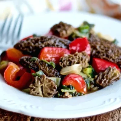 Sauted Morel Mushrooms