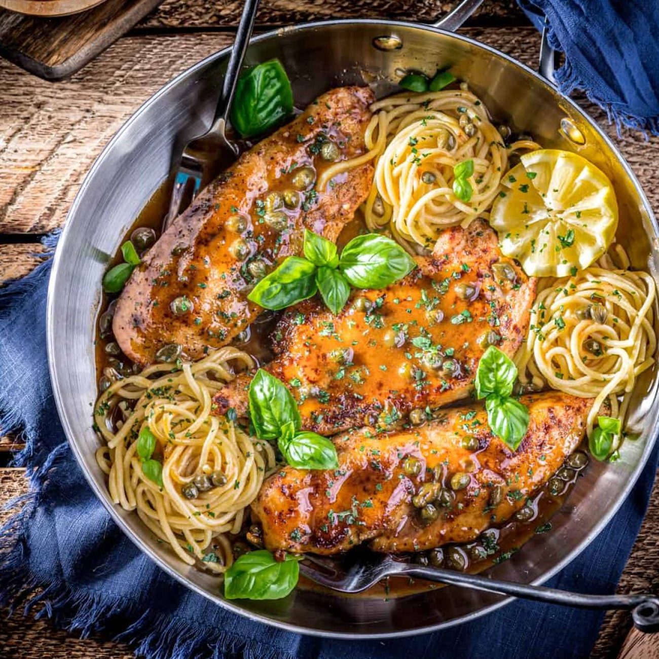 Sauteed Chicken With Capers And Lemon Butter