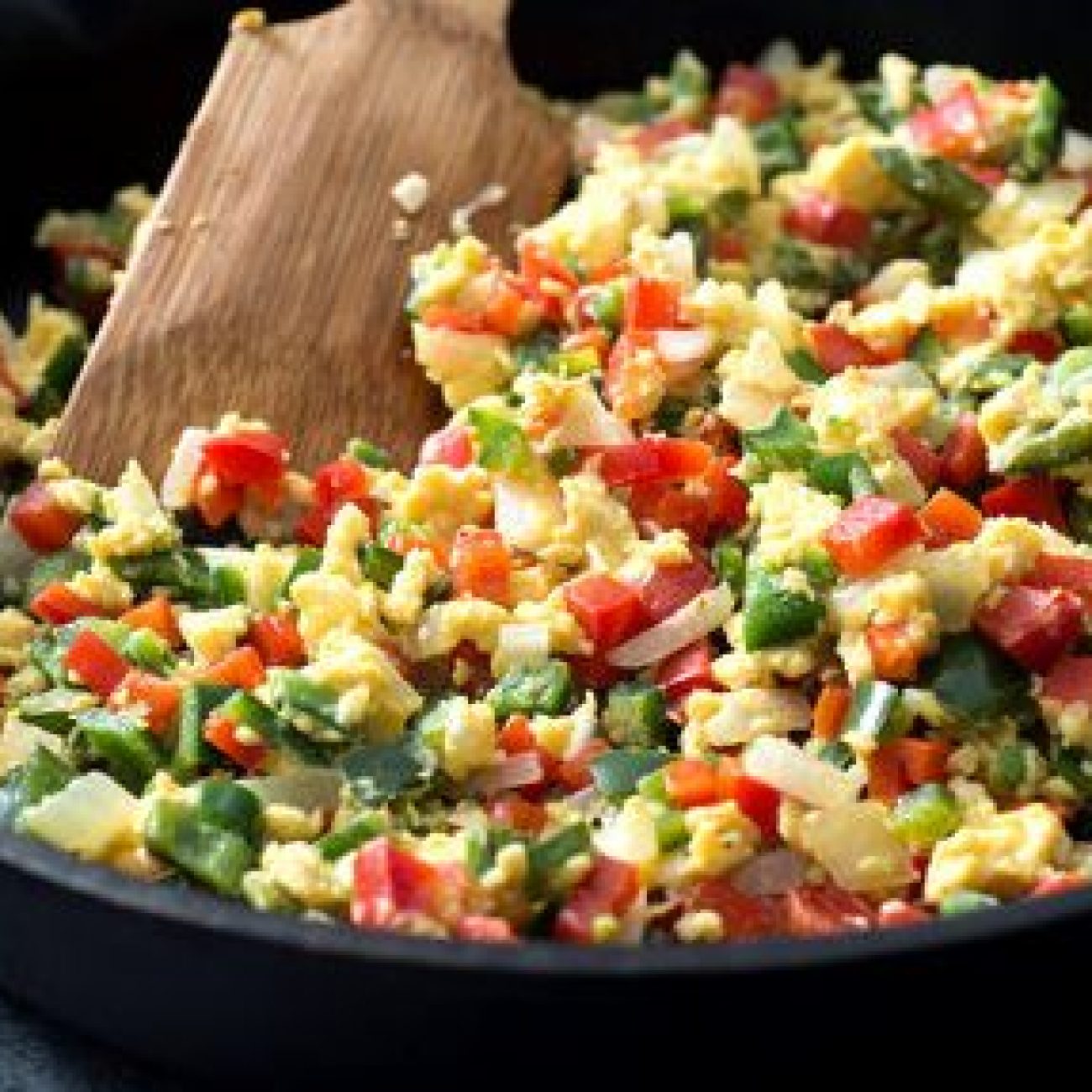 Sauteed Onion, Green Pepper, & Tomato Salad