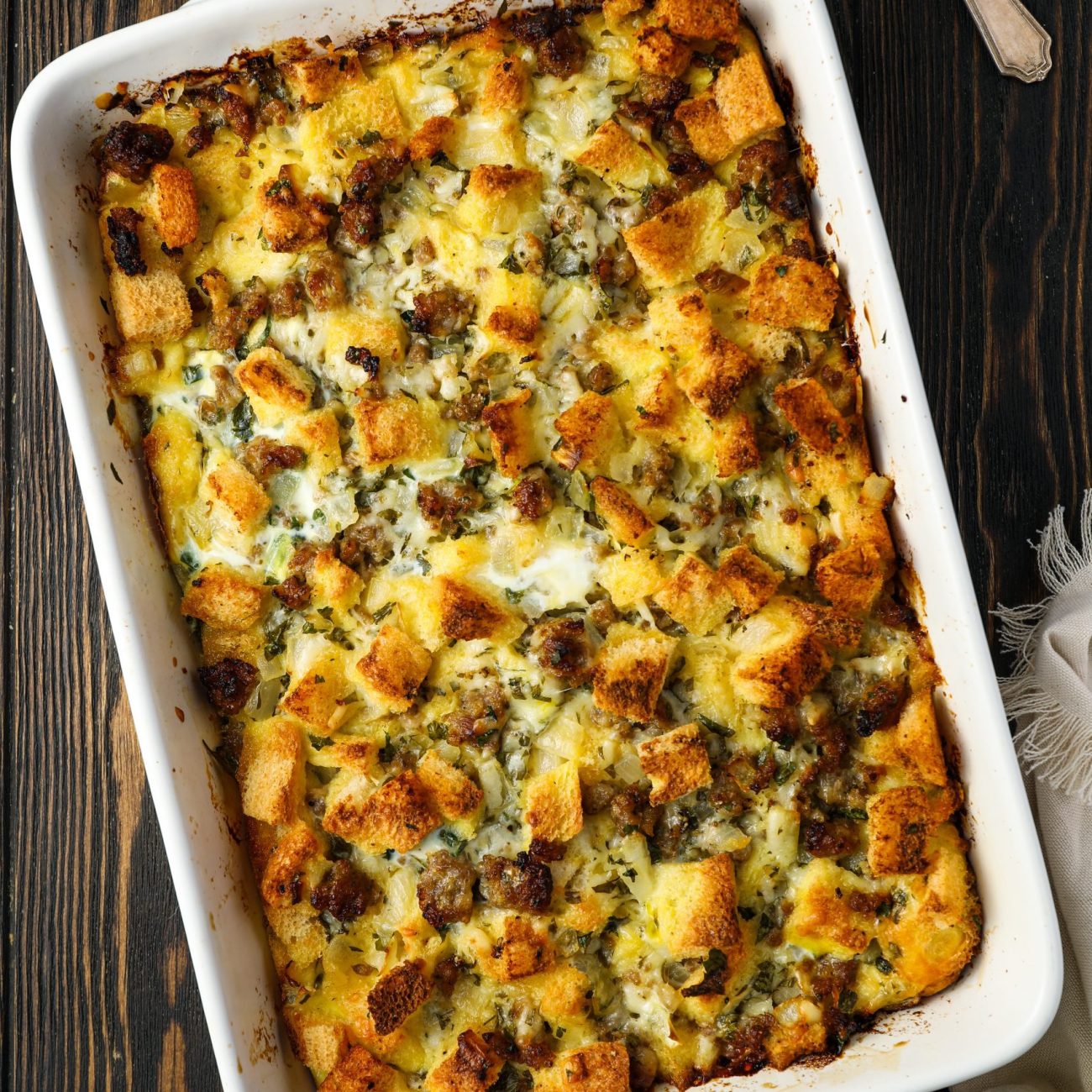 Savory and Spicy Sausage Vegetable Bake Delight