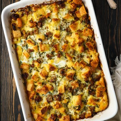 Savory And Spicy Sausage Vegetable Bake Delight