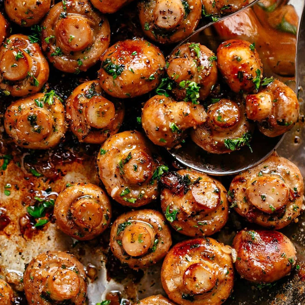 Savory Garlic and Herb Infused Mushrooms