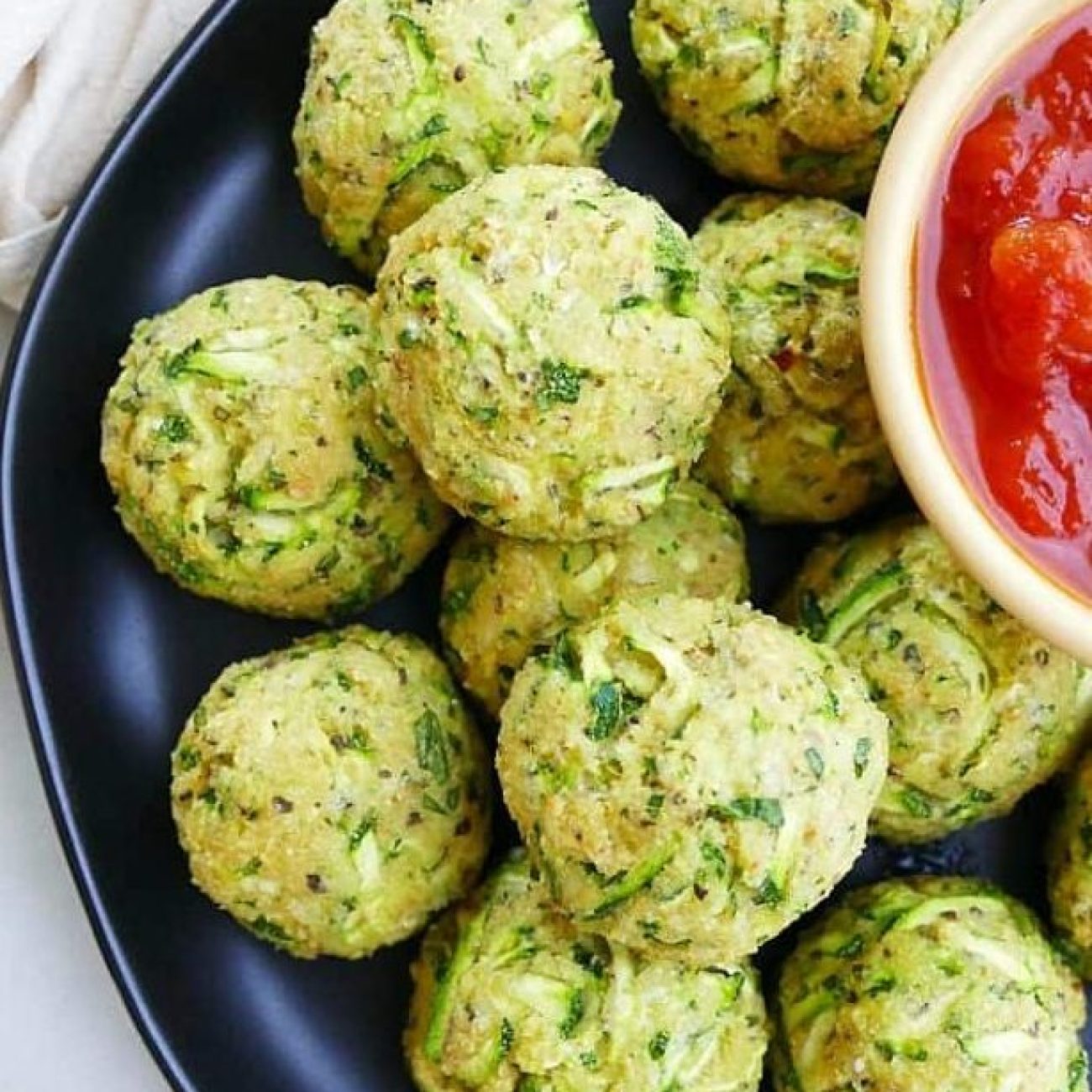 Savory Garlic Parmesan Zucchini Bites