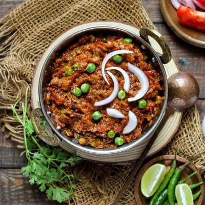 Savory Indian Eggplant Dip: Authentic Baingan Ka Bharta Recipe