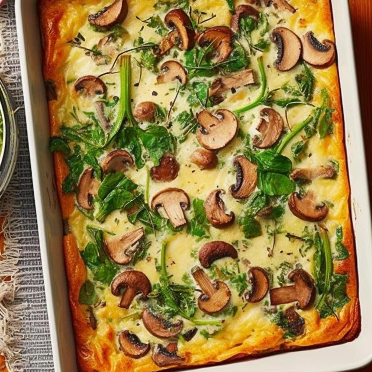 Savory Spinach and Egg Breakfast Bake