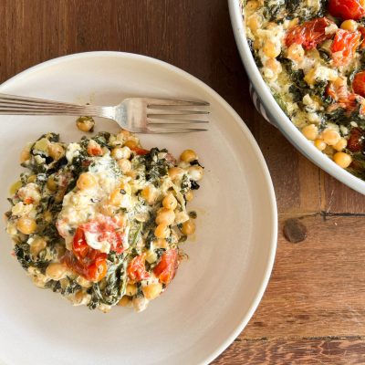 Savory Spinach, Feta, And Roasted Red