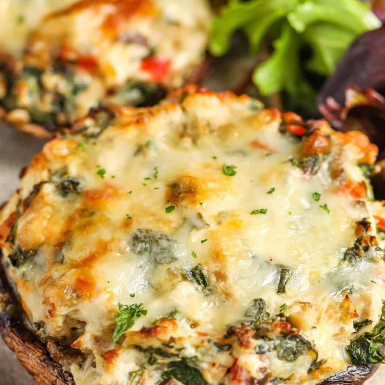 Savory Stuffed Button Mushrooms Delight