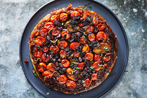 Savory Tomato and Caramelized Onion Tart Recipe