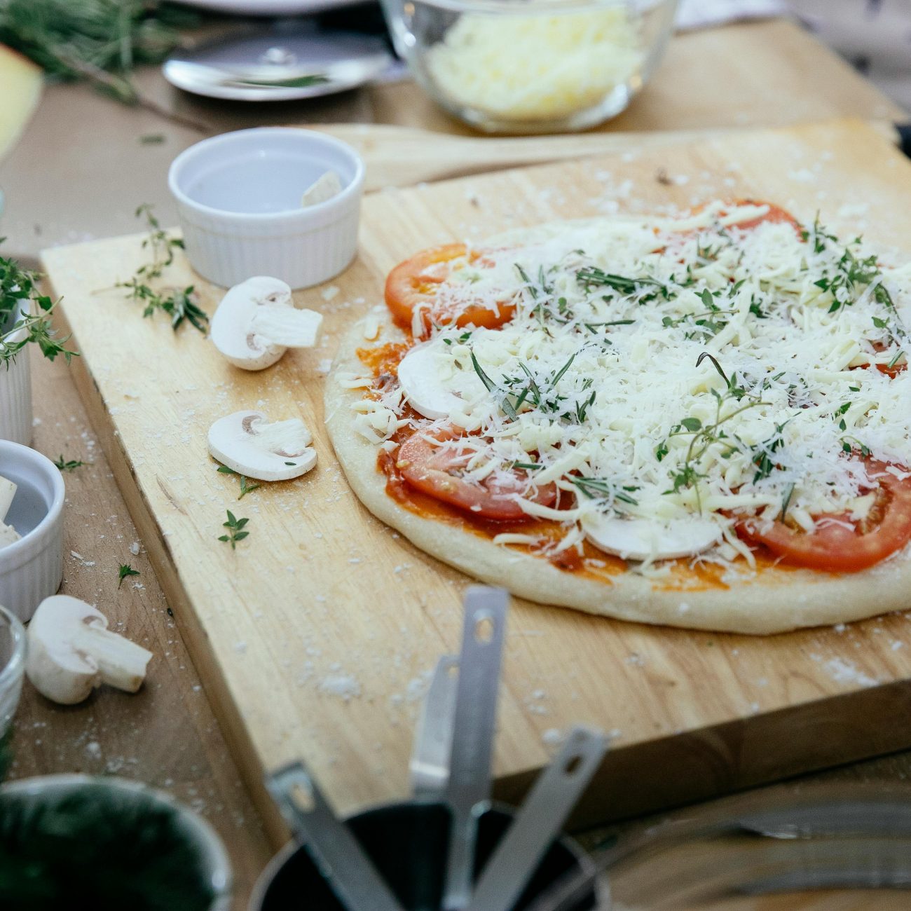 Savory Tomato and Mushroom Bite-Sized Delights