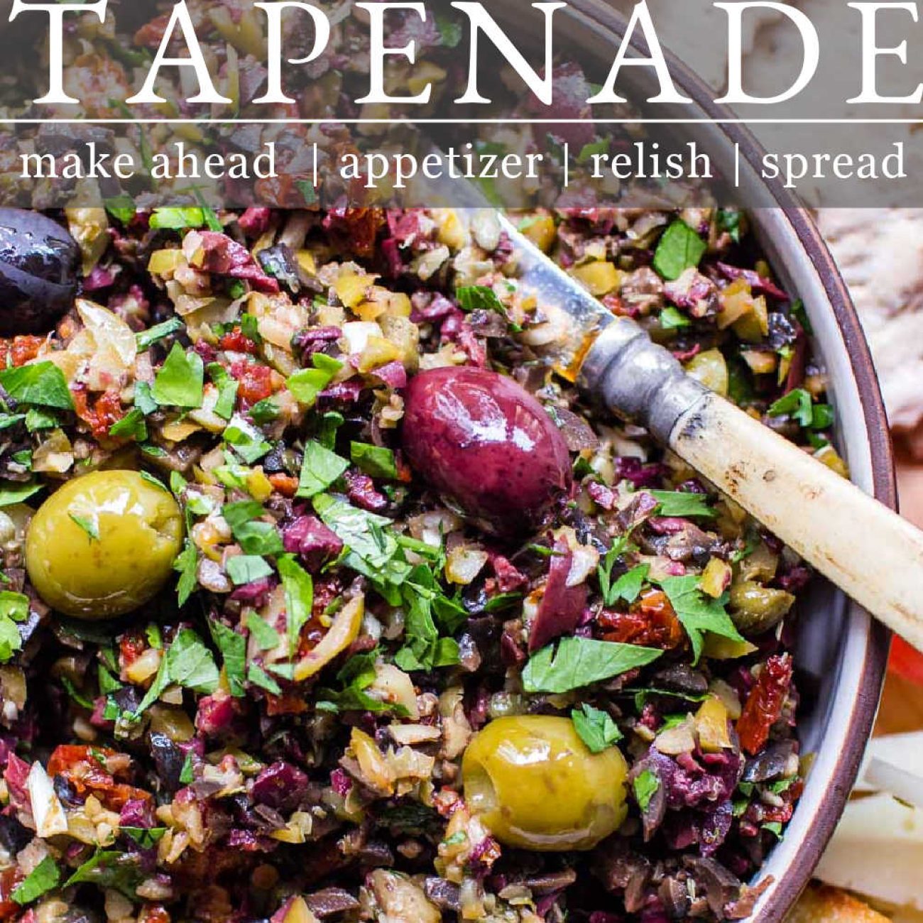 Savory Tomato Basil Tapenade Spread